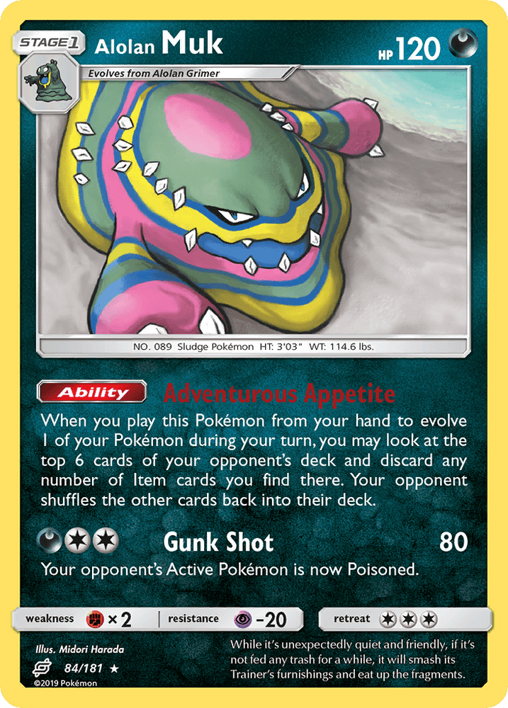 Alolan Muk (84/181) [Sun & Moon: Team Up] (Online Only)