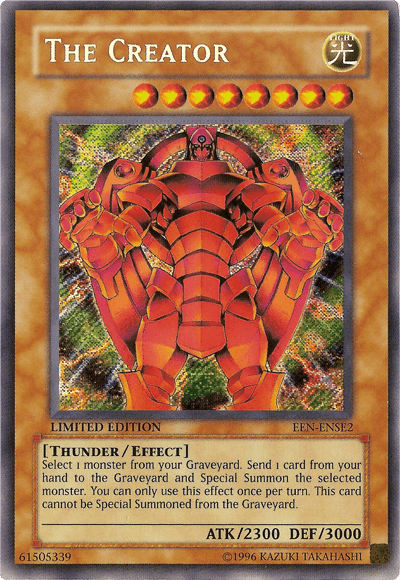 The Creator [EEN-ENSE2] Secret Rare (ONLINE ORDER ONLY)