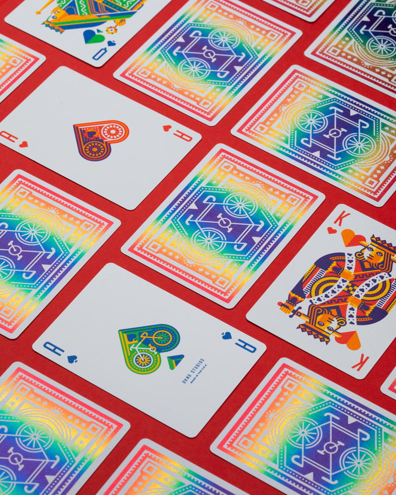 DKNG Rainbow Wheels Playing Cards (ONLINE ORDER ONLY)