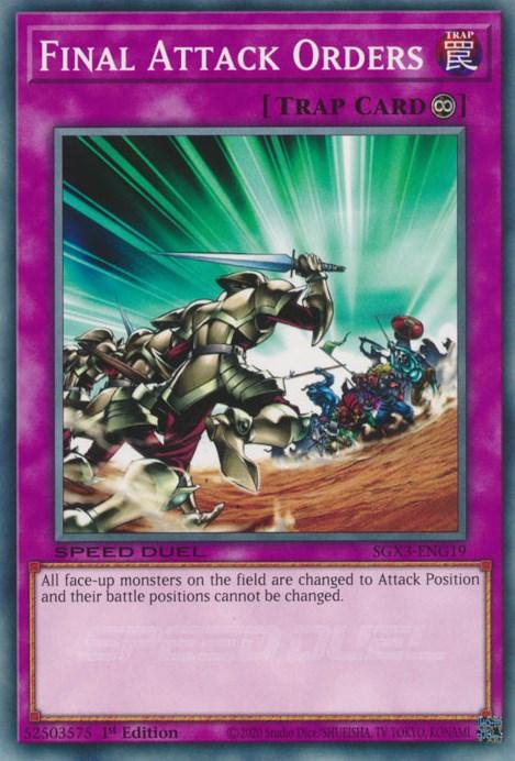 Final Attack Orders [SGX3-ENG19] Common (ONLINE ORDER ONLY)