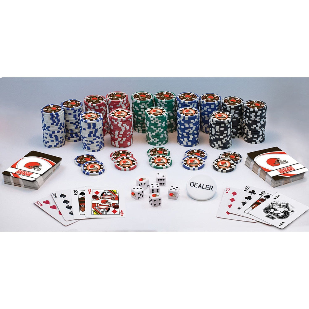 Cleveland Browns 300 Piece Poker Set (ONLINE ORDER ONLY)