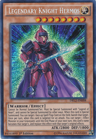 Legendary Knight Hermos [DRL2-EN008] Secret Rare (ONLINE ORDER ONLY)