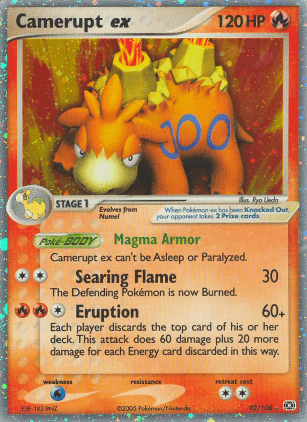 Camerupt ex (92/106) [EX: Emerald] (Online Only)