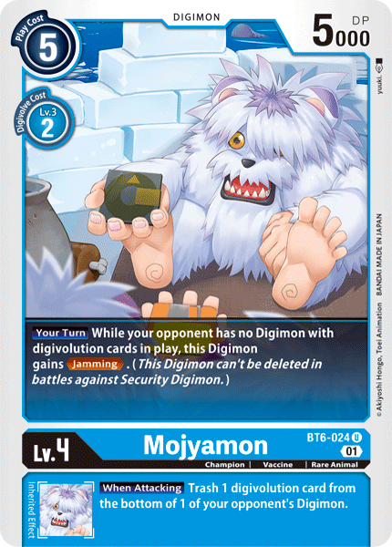 Mojyamon [BT6-024] [Double Diamond] (ONLINE ORDER ONLY)