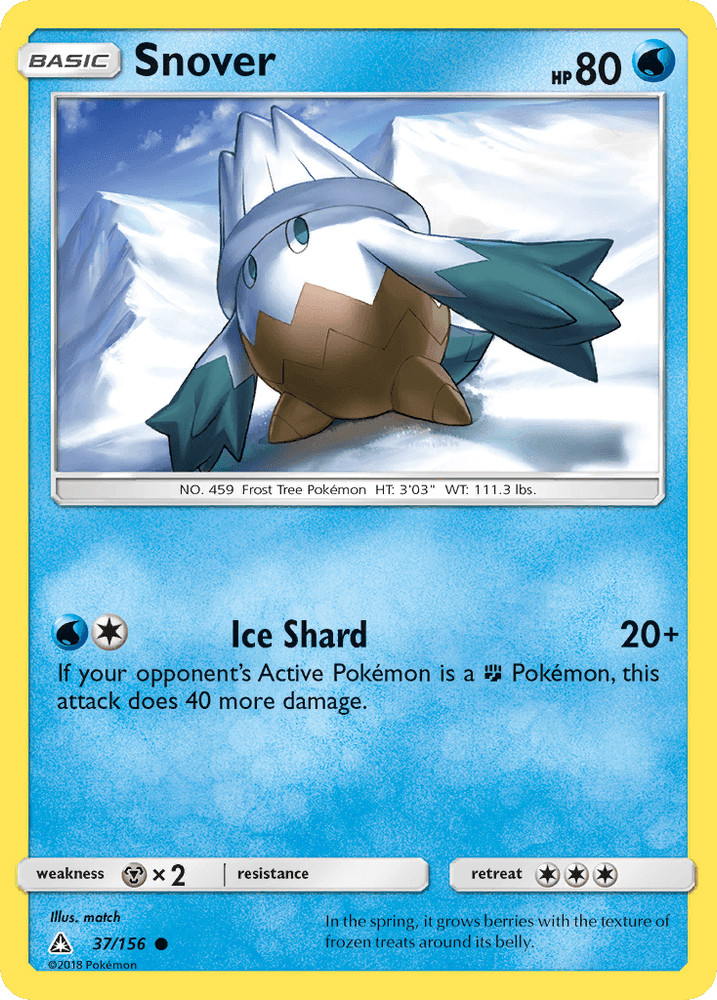Snover (37/156) [Sun & Moon: Ultra Prism] (Online Only)