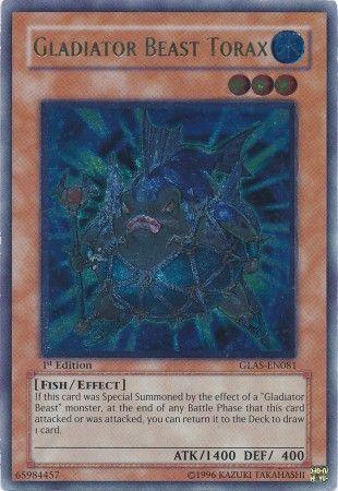 Gladiator Beast Torax [GLAS-EN081] Ultimate Rare (ONLINE ORDER ONLY)