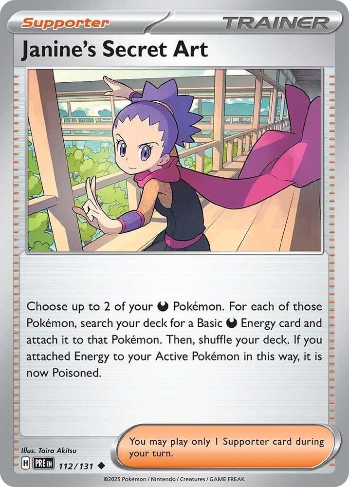 Janine's Secret Art (112/131) [Scarlet & Violet: Prismatic Evolutions] (Online Only)