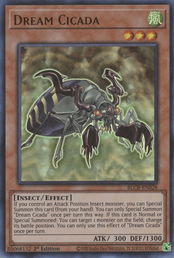 Dream Cicada [BLCR-EN028] Ultra Rare (ONLINE ORDER ONLY)