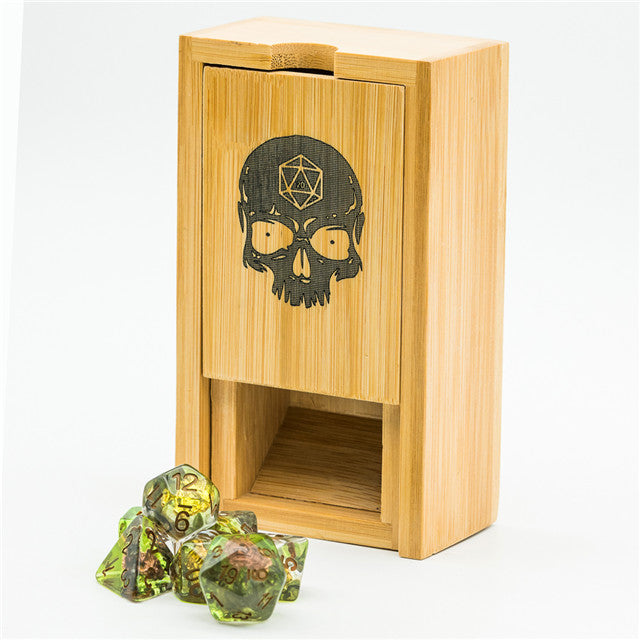 Bamboo Dice Tower Skull Dice Logo (Online Only)
