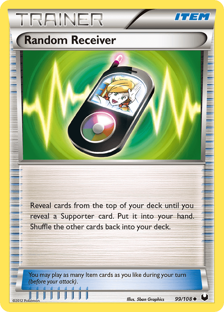 Random Receiver (99/108) [Black & White: Dark Explorers] (Online Only)