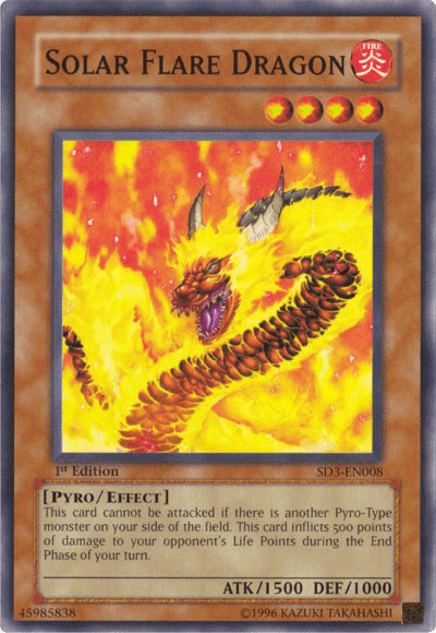 Solar Flare Dragon [SD3-EN008] Common (ONLINE ORDER ONLY)