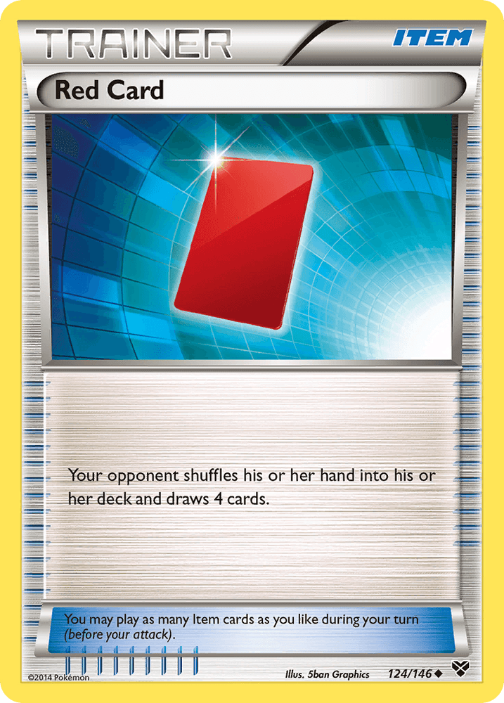 Red Card (124/146) [XY: Base Set] (Online Only)