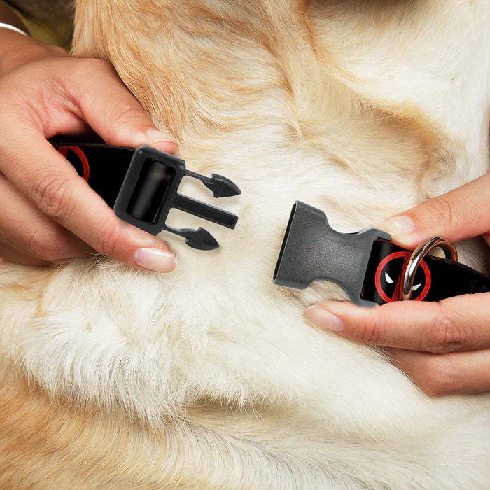 Deadpool Nylon Buckle Dog Collar (ONLINE ORDER ONLY)