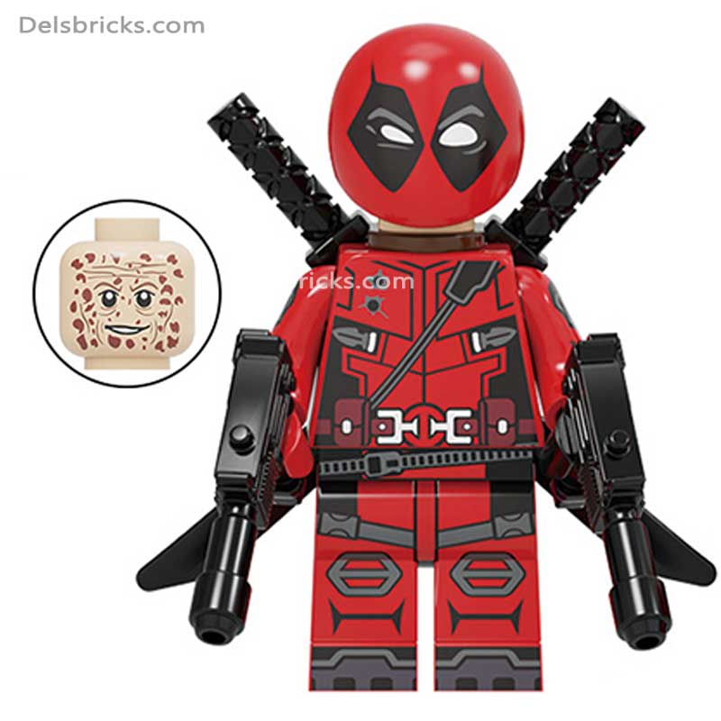 Deadpool with Motorcycle Lego Minifigures Custom Toys (ONLINE ORDER ONLY)