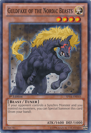 Guldfaxe of the Nordic Beasts [SP14-EN045] Starfoil Rare (ONLINE ORDER ONLY)