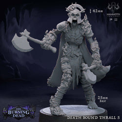 Death Bound Thrall: Sculpt 5 (Skeleton Commander, Regular or On Fire) (Online Only)