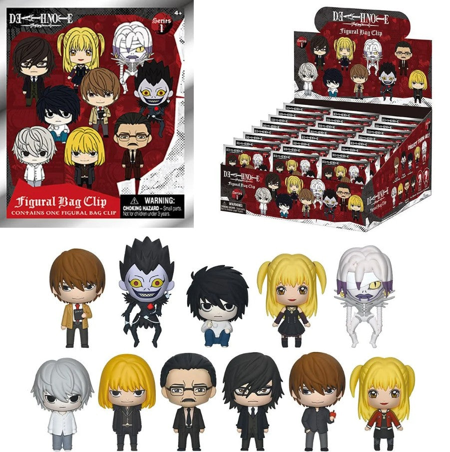 Death Note Figural Bag Clip - Blind Bag (ONLINE ORDER ONLY)