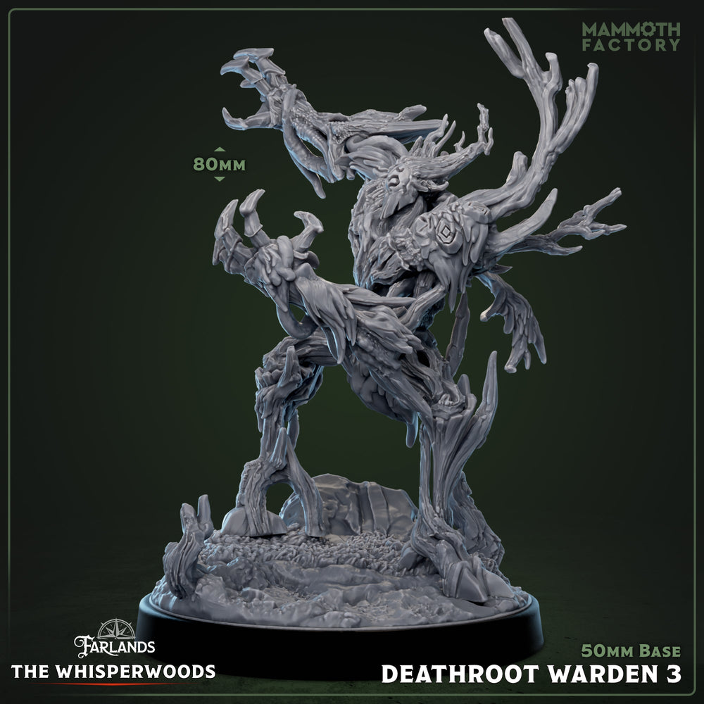Deathroot Warden: Sculpt 3 (Forest Elemental / Treefolk) (ONLINE ORDER ONLY)