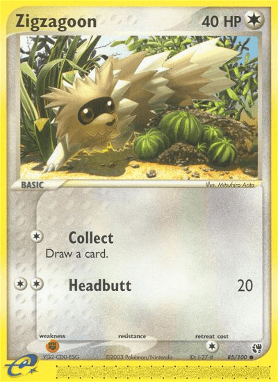 Zigzagoon (85/100) [EX: Sandstorm] (Online Only)
