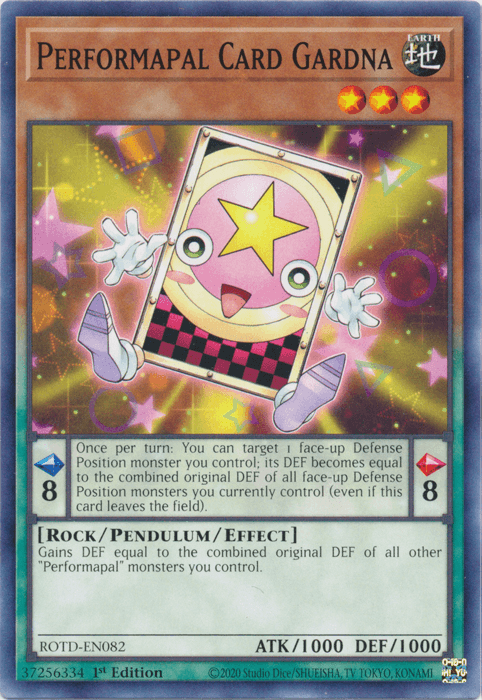 Performapal Card Gardna [ROTD-EN082] Common (ONLINE ORDER ONLY)