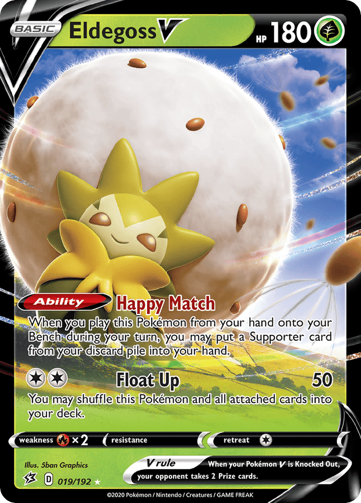 Eldegoss V (019/192) [Sword & Shield: Rebel Clash] (Online Only)