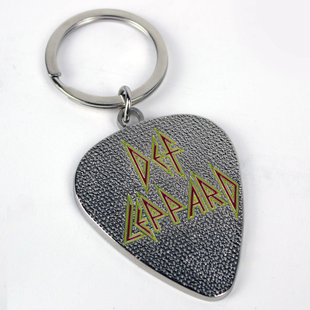Def Leppard Pick Logo Metal Keychain (Online Order Only)