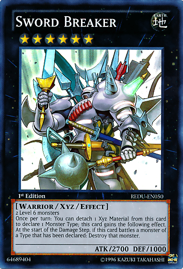 Sword Breaker [REDU-EN050] Super Rare (ONLINE ORDER ONLY)