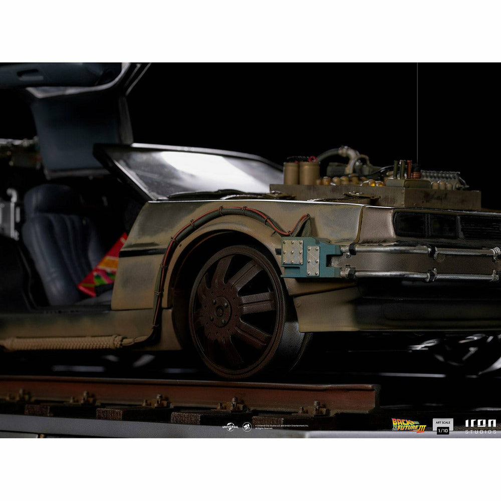 Iron Studios Back to the Future Part III DeLorean 1:10 Scale Statue (ONLINE ORDER ONLY)