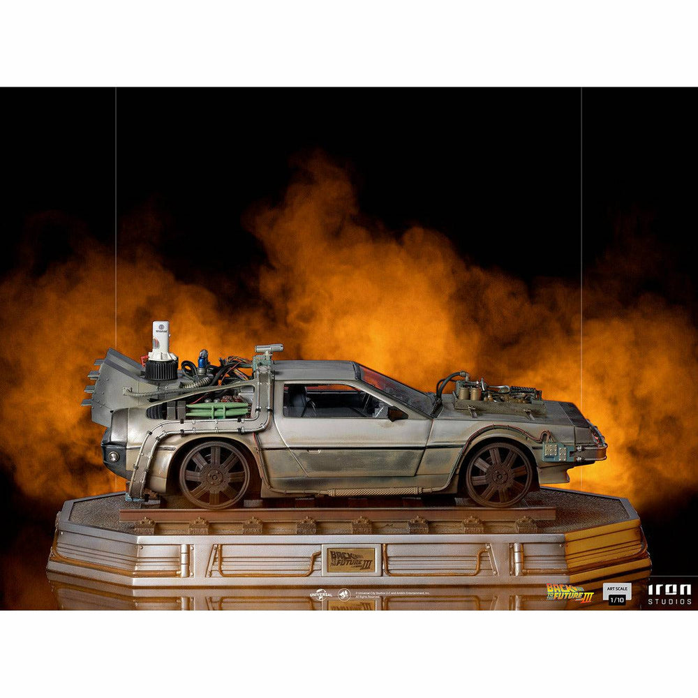 Iron Studios Back to the Future Part III DeLorean 1:10 Scale Statue (ONLINE ORDER ONLY)
