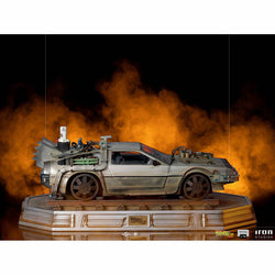 Iron Studios Back to the Future Part III DeLorean 1:10 Scale Statue (ONLINE ORDER ONLY)