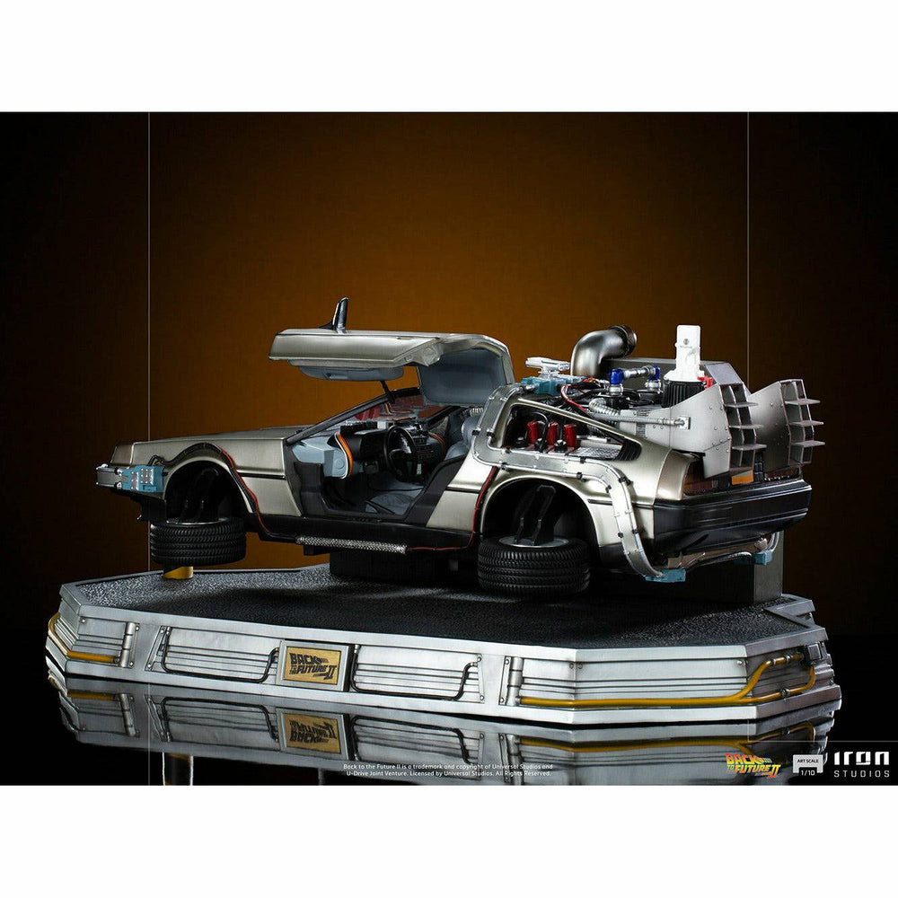 Iron Studios Back to the Future Part II DeLorean (Regular Version) 1:10 Scale Statue (ONLINE ORDER ONLY)