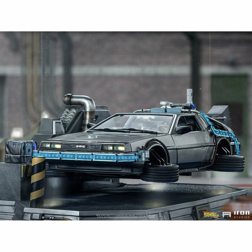 Iron Studios Back to the Future Part II DeLorean (Regular Version) 1:10 Scale Statue (ONLINE ORDER ONLY)