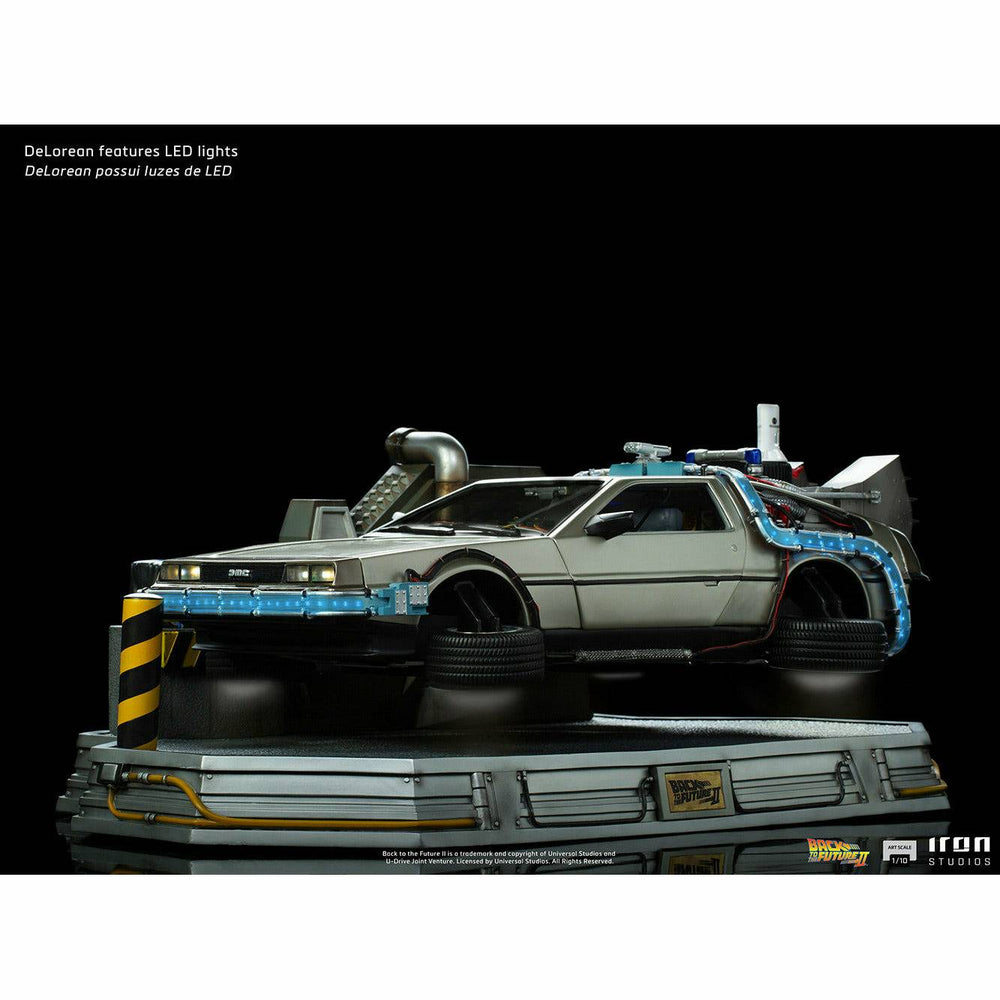 Iron Studios Back to the Future Part II DeLorean (Regular Version) 1:10 Scale Statue (ONLINE ORDER ONLY)