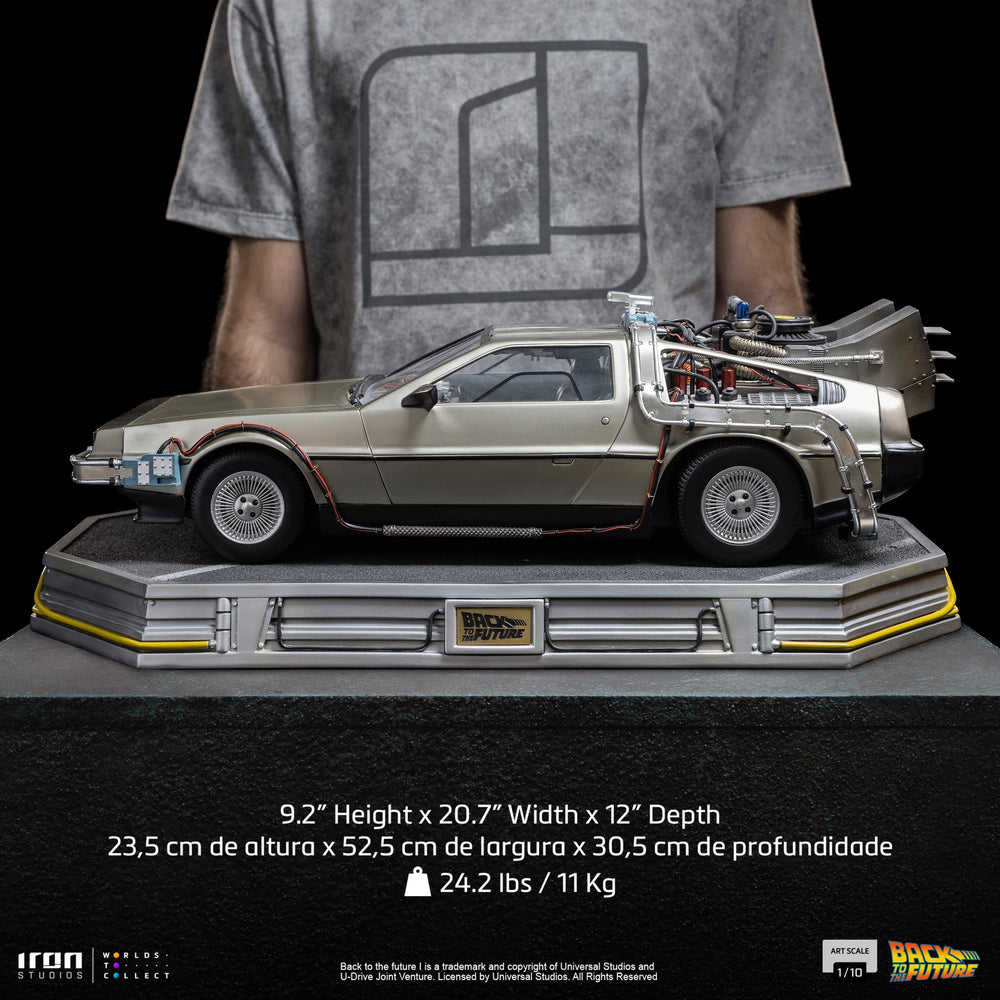 Iron Studios Back to the Future DeLorean 1:10 Scale Statue (ONLINE ORDER ONLY)