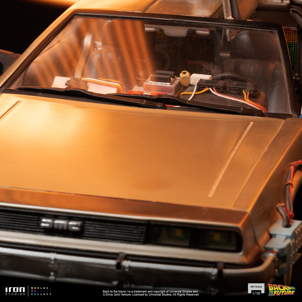 Iron Studios Back to the Future DeLorean 1:10 Scale Statue (ONLINE ORDER ONLY)