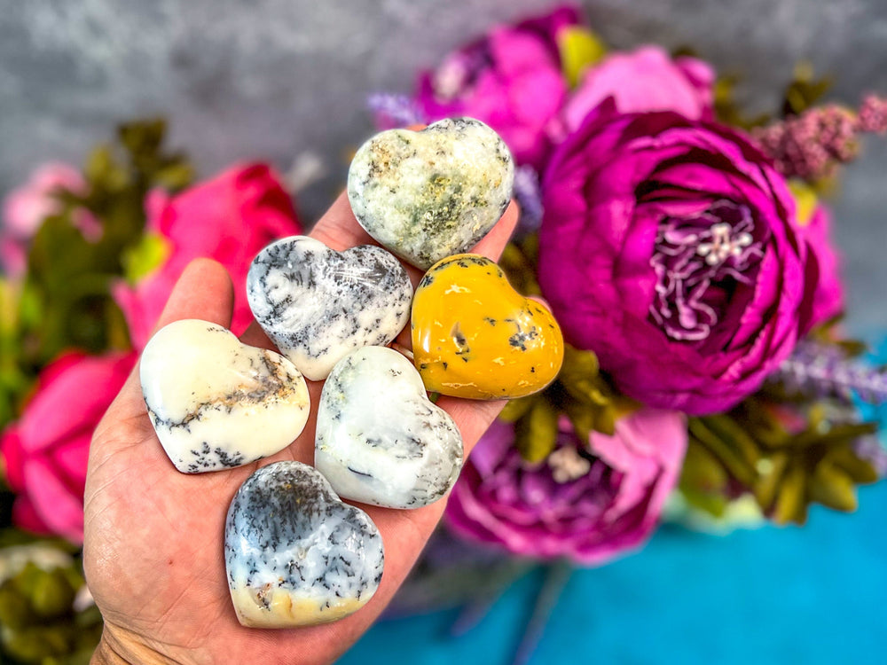 Dendritic Agate Hearts (ONLINE ORDER ONLY)