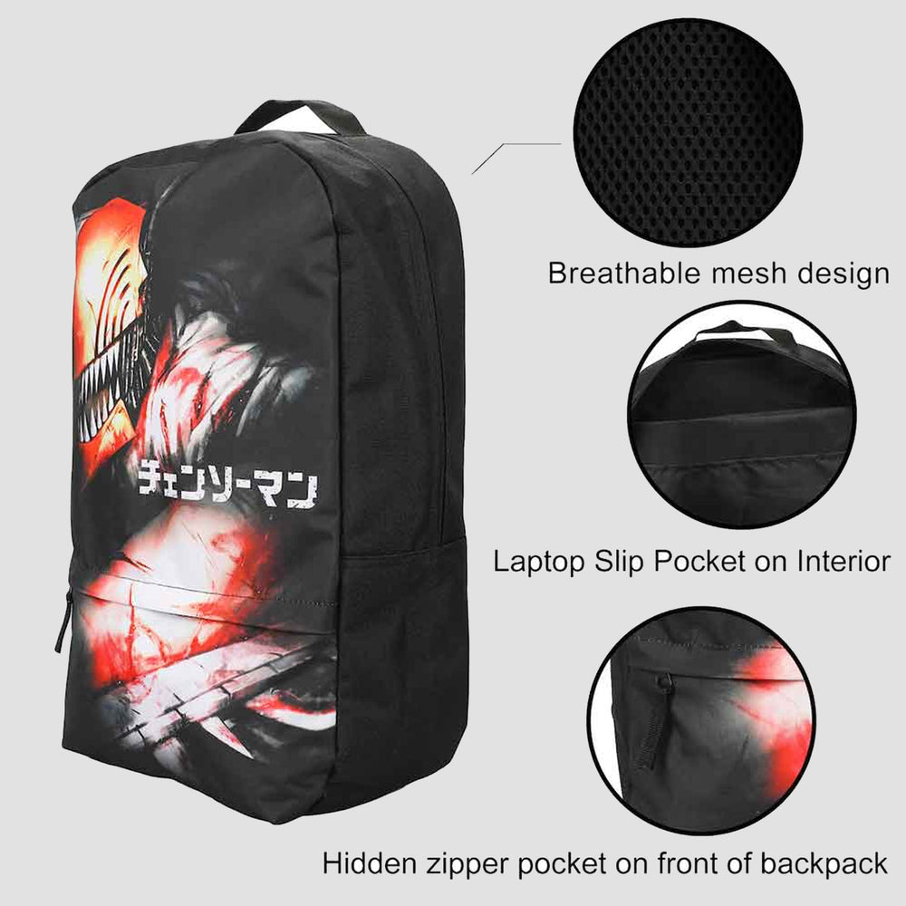 Denji (Chainsaw Man) Sublimated Laptop Backpack (Online Order Only)