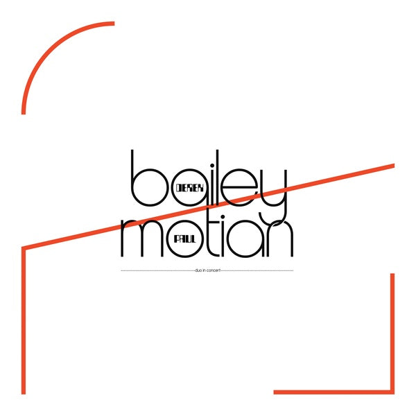 DEREK BAILEY & PAUL MOTIAN - Duo in Concert [Vinyl] (ONLINE ORDER ONLY)