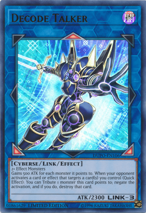 Decode Talker [DUPO-EN106] Ultra Rare (ONLINE ORDER ONLY)
