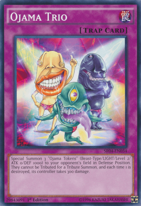 Ojama Trio [SR04-EN034] Common (ONLINE ORDER ONLY)