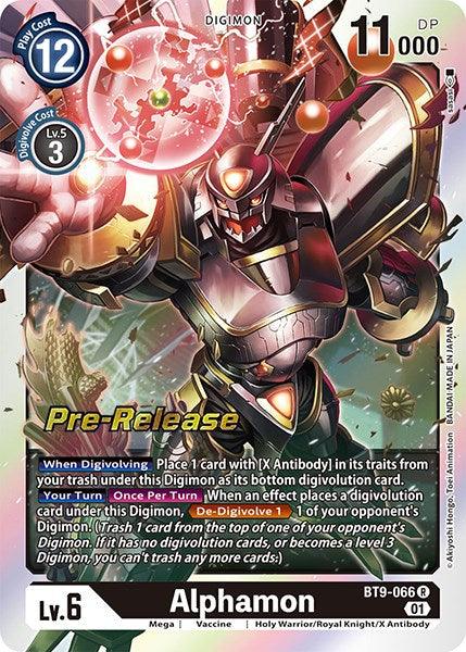 Alphamon [BT9-066] [X Record Pre-Release Promos] (ONLINE ORDER ONLY)