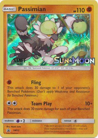 Passimian (SM12) (Staff Prerelease Promo) [Sun & Moon: Black Star Promos] (Online Only)