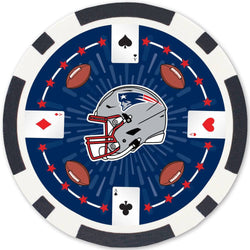 New England Patriots 100 Piece Poker Chips (ONLINE ORDER ONLY)