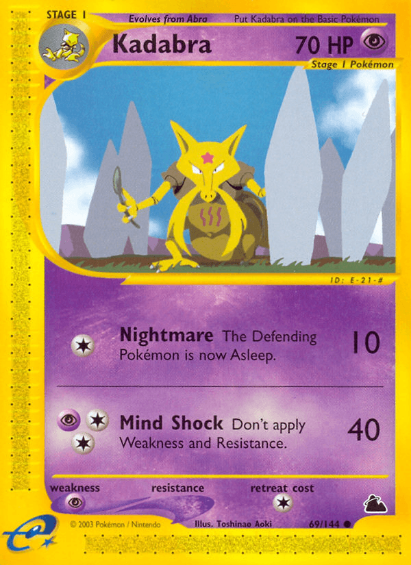 Kadabra (69/144) [Skyridge] (Online Only)