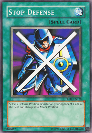 Stop Defense [DB1-EN128] Common (ONLINE ORDER ONLY)