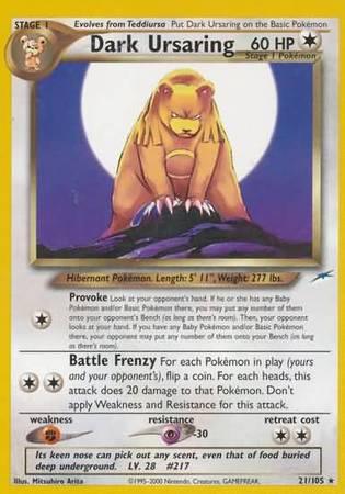 Dark Ursaring (21/105) [Neo Destiny Unlimited] (Online Only)
