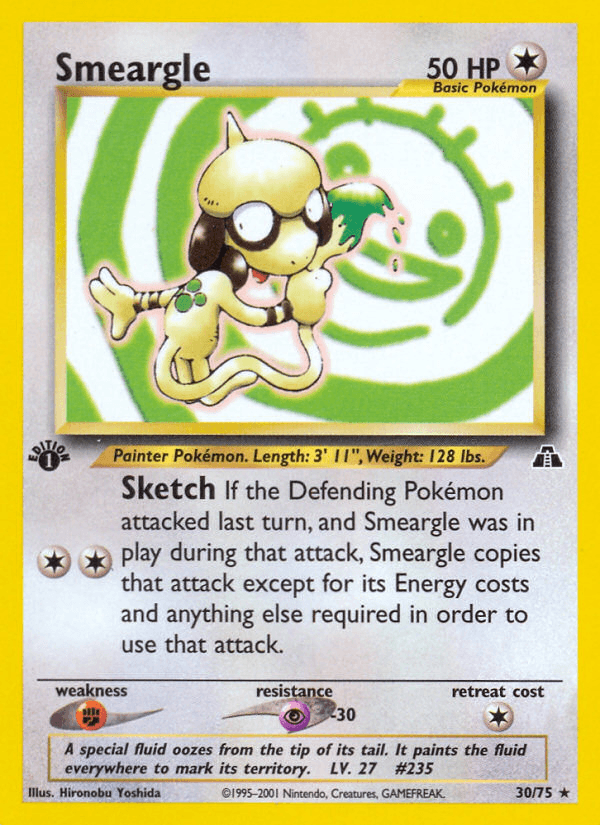 Smeargle (30/75) [Neo Discovery 1st Edition] (Online Only)