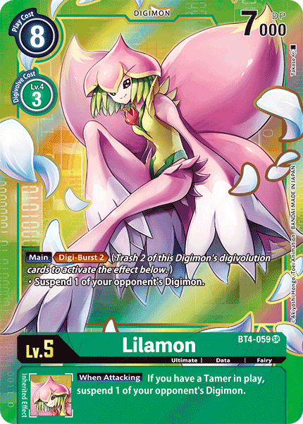 Lilamon [BT4-059] (Alternate Art) [Great Legend] (ONLINE ORDER ONLY)