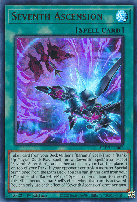 Seventh Ascension [LED9-EN006] Ultra Rare (ONLINE ORDER ONLY)