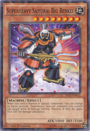 Superheavy Samurai Big Benkei [SP15-EN017] Shatterfoil Rare (ONLINE ORDER ONLY)